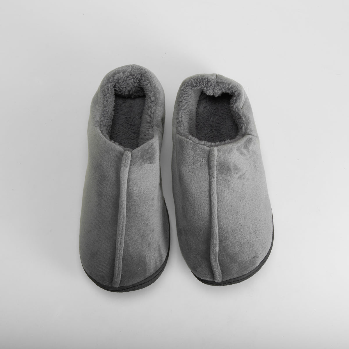 Zapatilla de casa cálida gris ACHUCHONAS