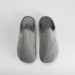 Zapatilla de casa efecto pana gris COMFEET