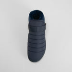 Zapatilla de casa botín velcro azul COMFEET