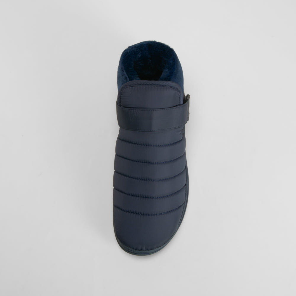 Zapatilla de casa botín velcro azul COMFEET