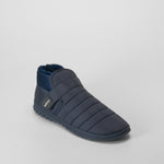 Zapatilla de casa botín velcro azul COMFEET