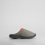 Zapatilla de casa semiabierta nylon gris OLYNE