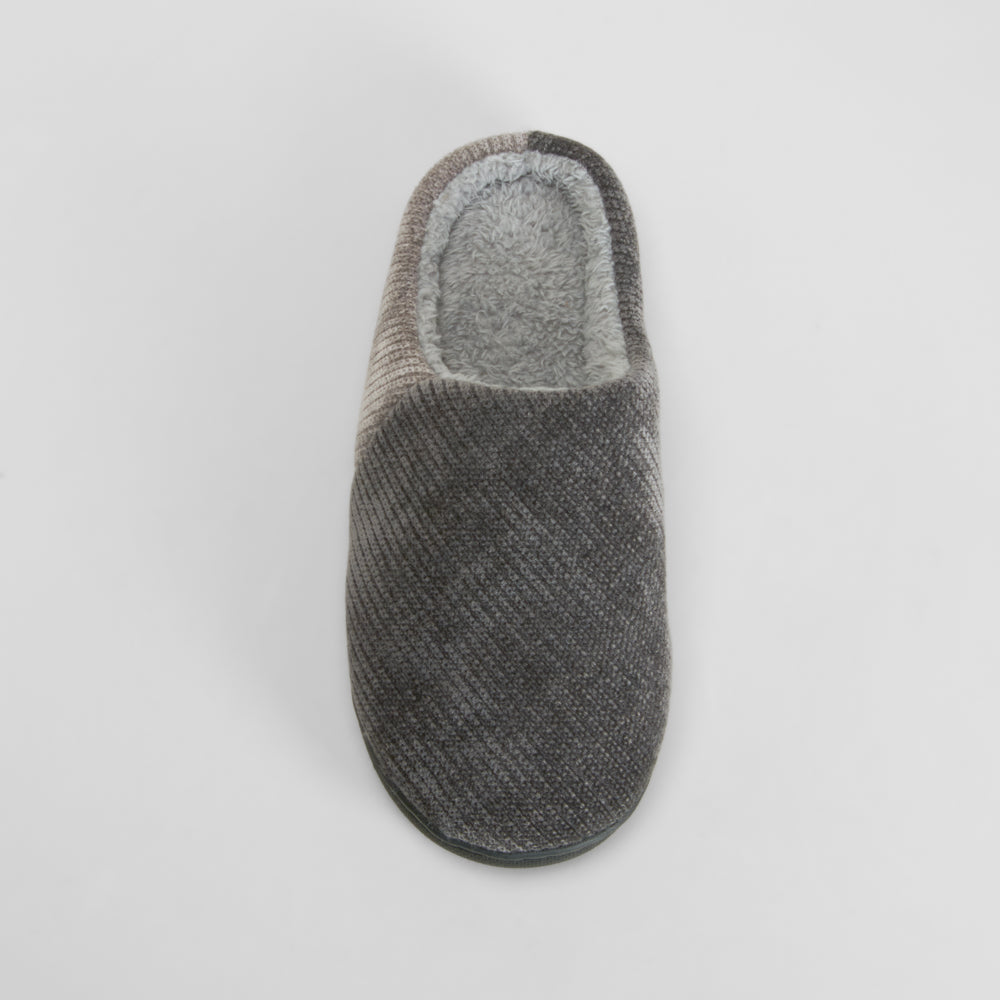 Zapatilla de casa bicolor cómoda gris OLYNE