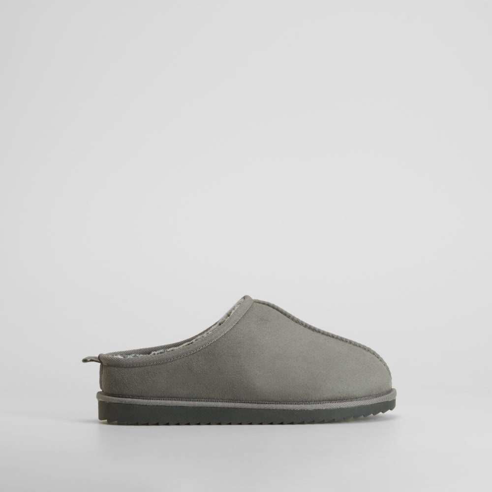 Zapatilla de casa destalonada gris OLYNE