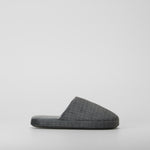 Zapatilla de casa destalonada textura gris OLYNE