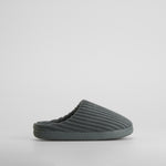 Zapatilla de casa pana gris OLYNE
