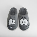 Zapatilla de casa ojos gris OLYNE