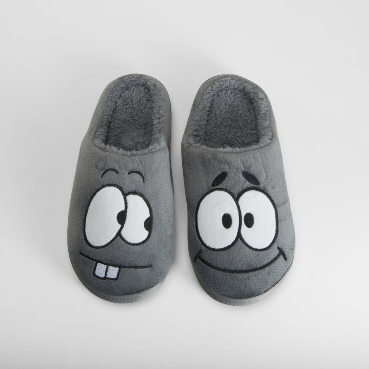 Zapatilla de casa ojos gris OLYNE