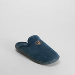 Zapatilla de casa destalonada azul OLYNE