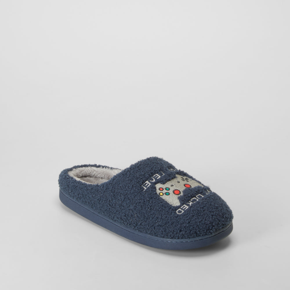 Zapatilla de casa Game Over azul OLYNE