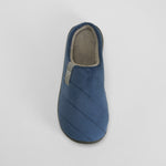 Zapatilla de casa detalles cómoda azul OLYNE