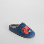 Zapatilla de casa dibujos Game Day azul OLYNE