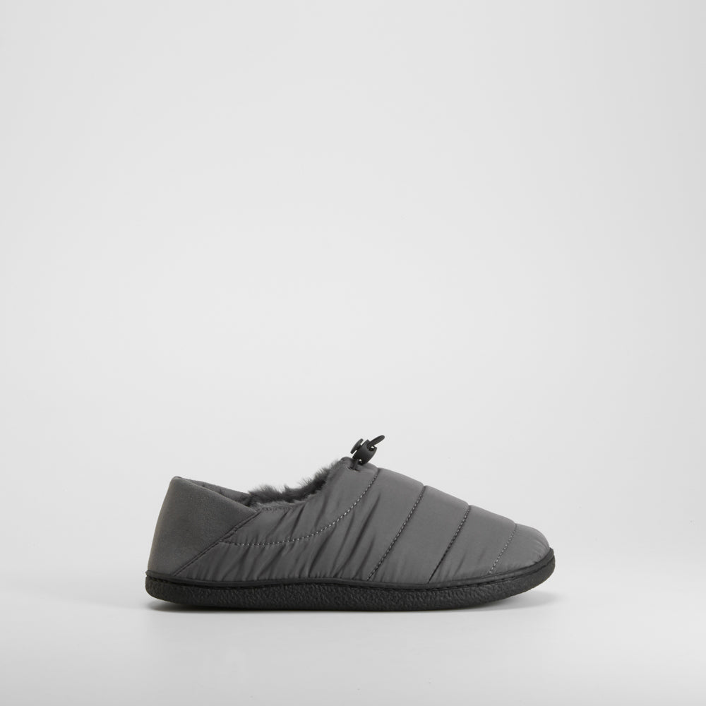 Zapatilla casa acolchada gris OLYNE