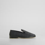 Zapatilla de casa cuadros gris OLYNE