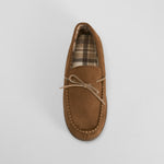 Zapatilla de casa mocasín marrón OLYNE