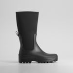 Bota chelsea track negra NYC