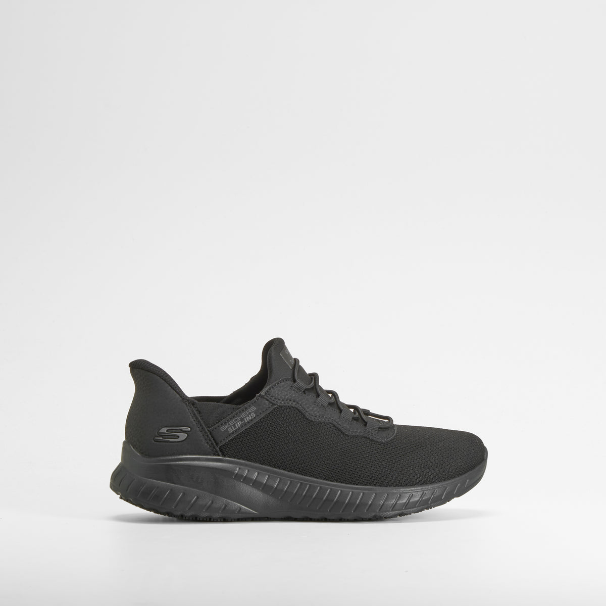 Zapatilla work squad chaos negra SKECHERS