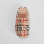 Zapatilla de casa borreguito beige OLYNE