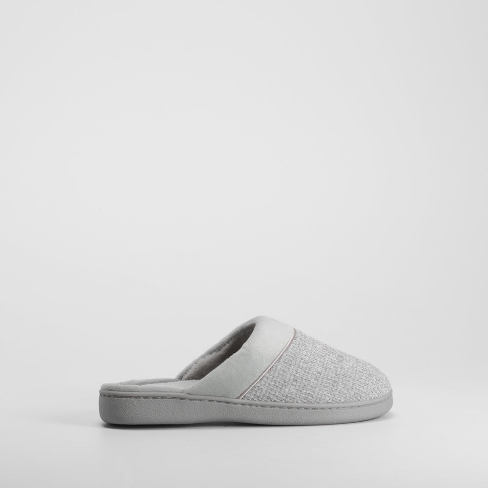 Zapatilla de casa mule gris OLYNE