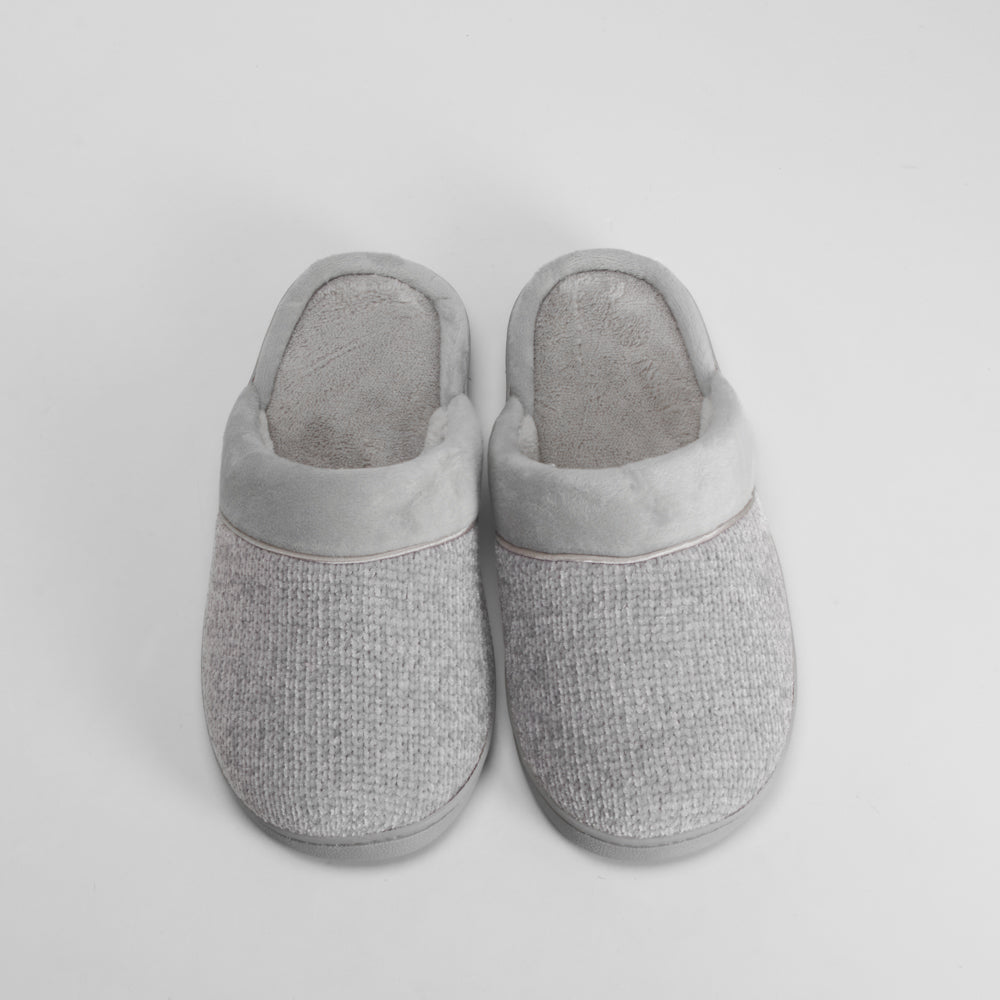 Zapatilla de casa mule gris OLYNE
