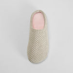 Zapatilla de casa textura gris OLYNE