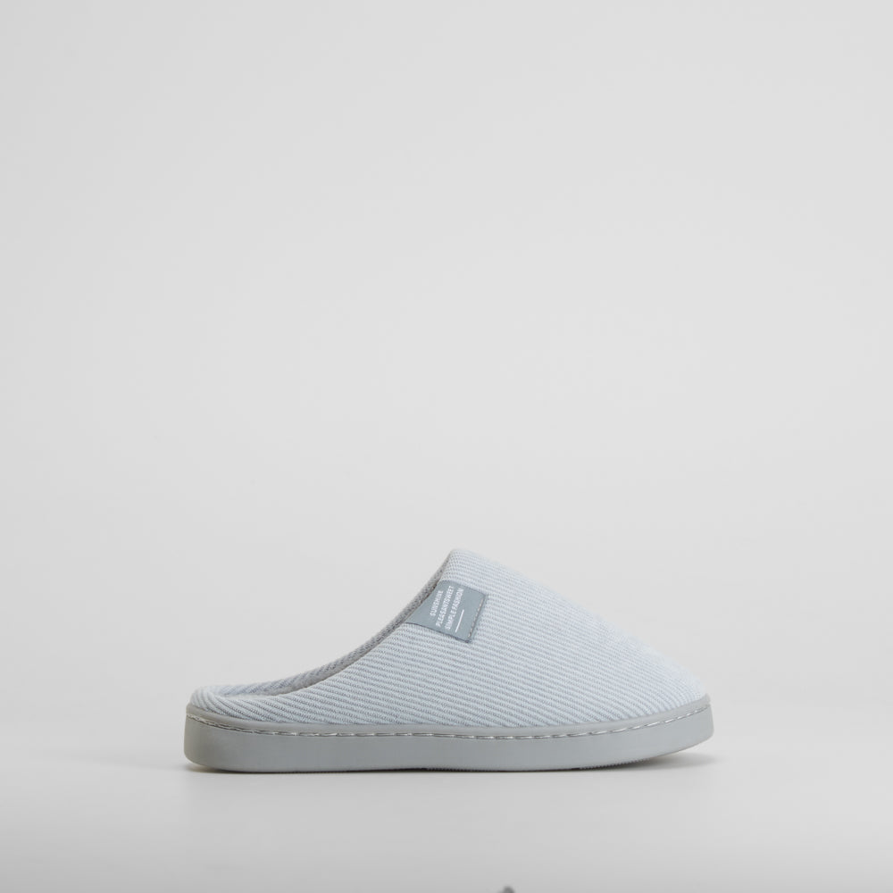 Zapatilla de casa abierta suave gris OLYNE
