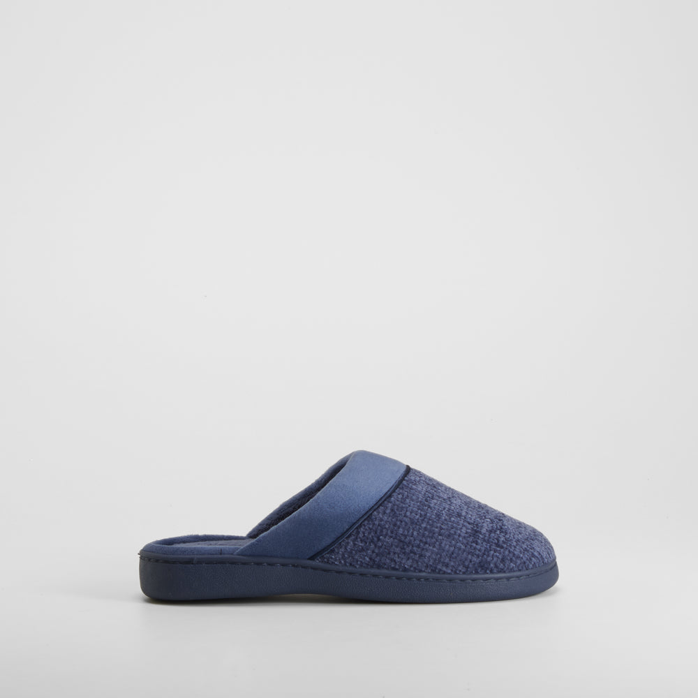 Zapatilla de casa mule azul OLYNE