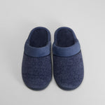 Zapatilla de casa mule azul OLYNE