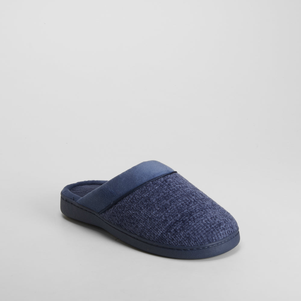 Zapatilla de casa mule azul OLYNE