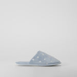 Zapatilla de casa corazones azul OLYNE