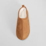 Zapatilla de casa cerrada pelo marrón OLYNE
