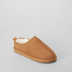 Zapatilla de casa cerrada pelo marrón OLYNE