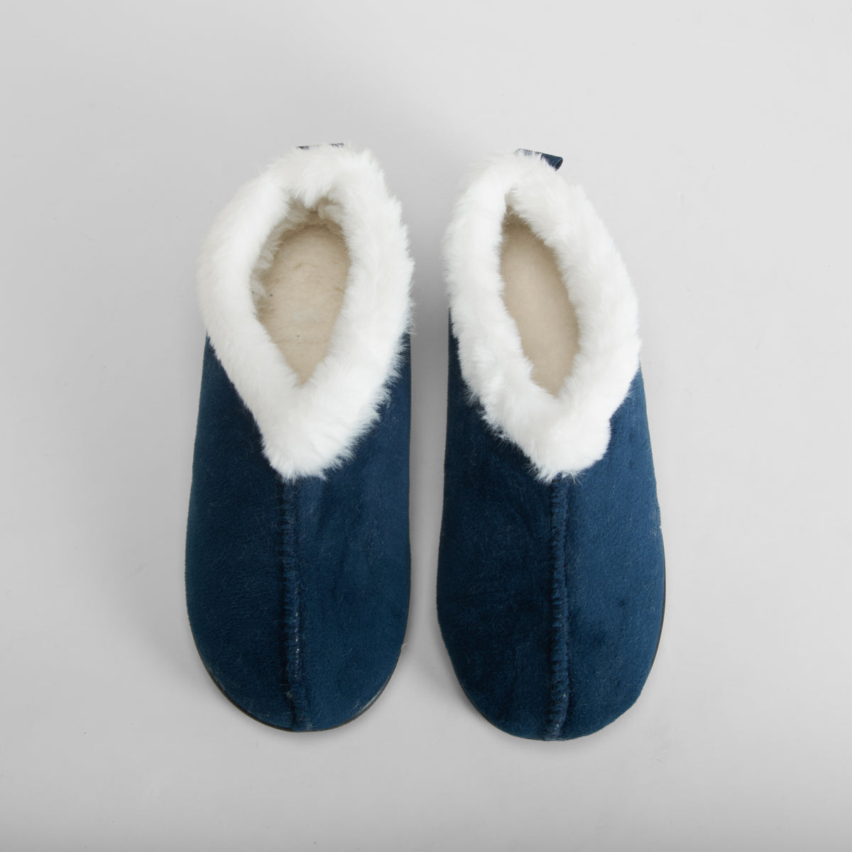 Zapatilla de casa cálida azul OLYNE