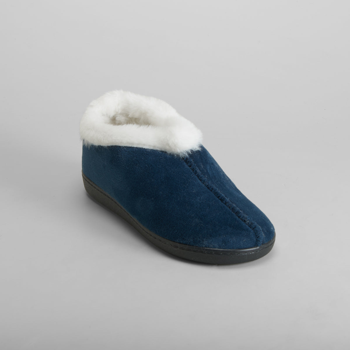 Zapatilla de casa cálida azul OLYNE