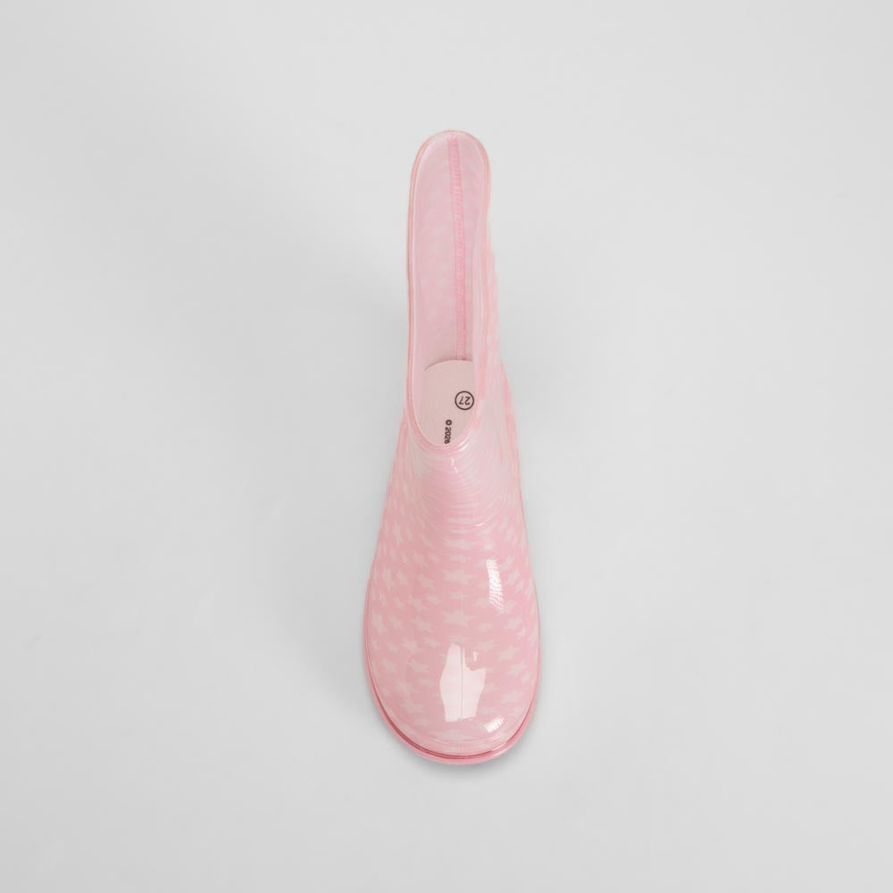 Bota agua goma rosa HELLO KITTY