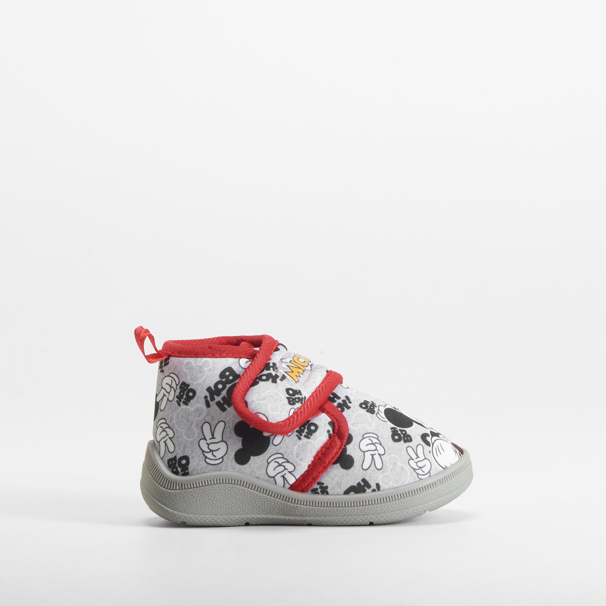 Zapatilla de casa bebé gris MICKEY