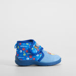 Zapatilla casa velcro bebé azul PATRULLA CANINA