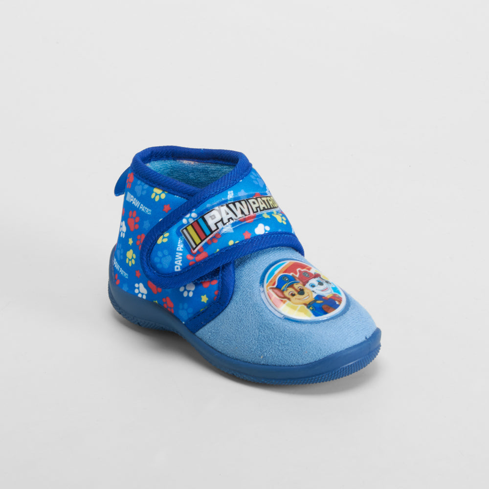 Zapatilla casa velcro bebé azul PATRULLA CANINA