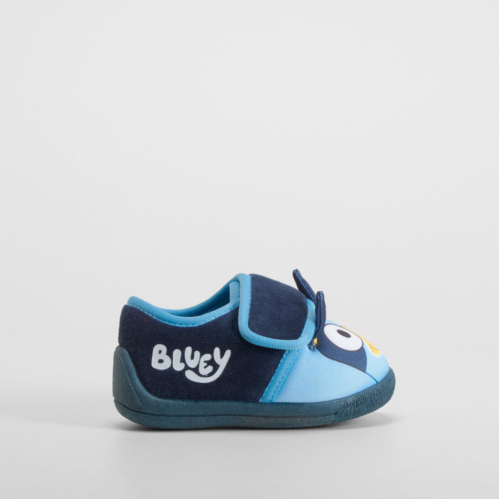 Zapatilla de casa cierre velcro azul BLUEY