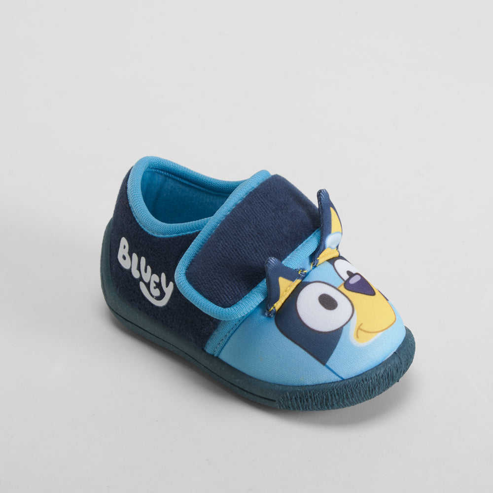 Zapatilla de casa cierre velcro azul BLUEY