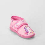 Zapatilla de casa velcro unicornio rosa OLYNE
