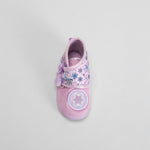 Zapatilla de casa bota con lazo morada FROZEN