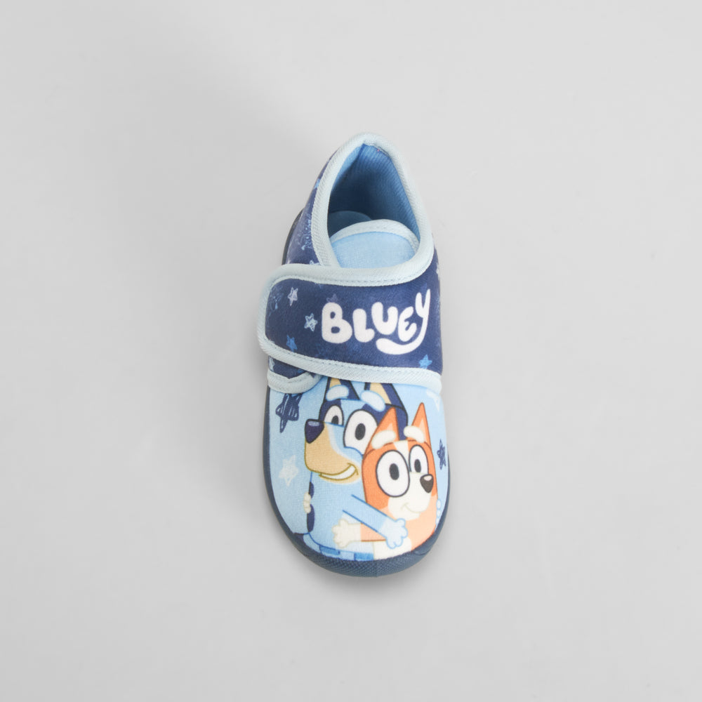 Zapatilla de casa velcro azul BLUEY