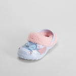 Zueco con dibujos glitter azul  STITCH