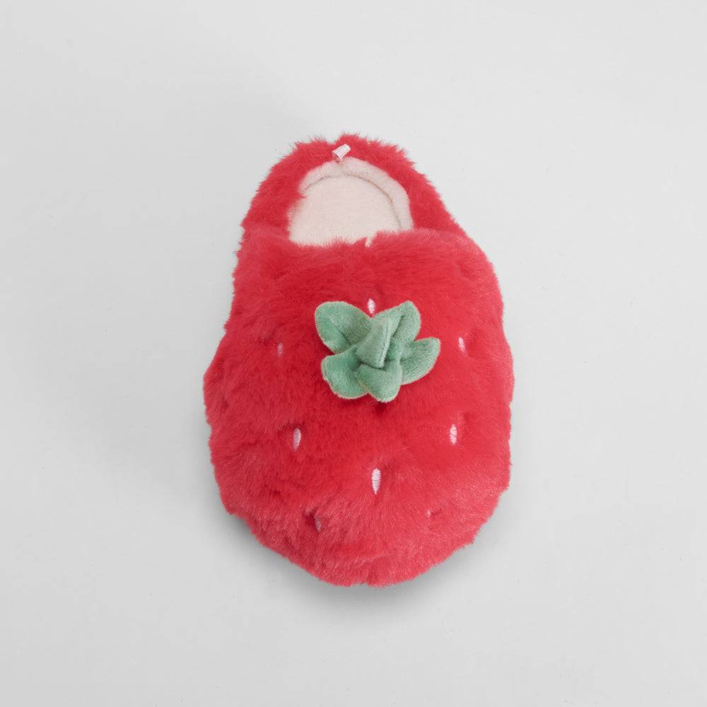 Zapatilla de casa fresa roja OLYNE