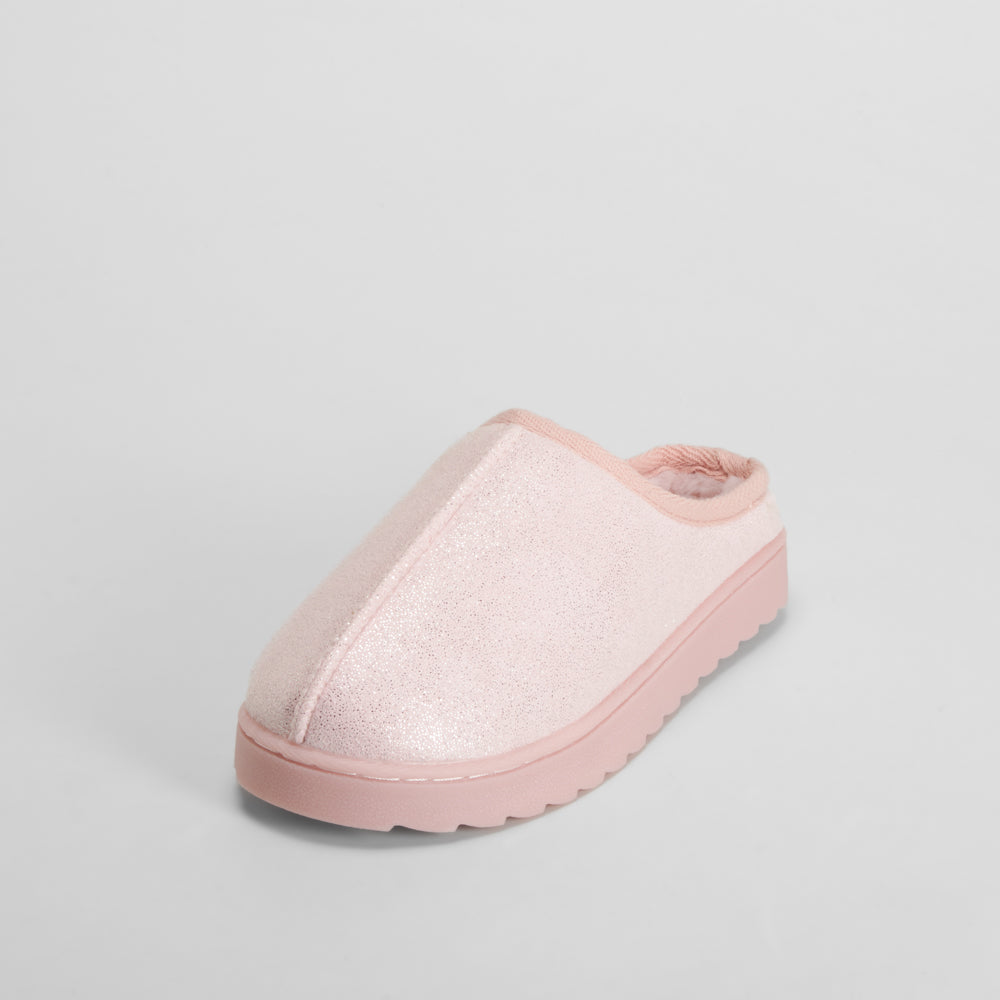 Zapatilla casa rosa glitter OLYNE