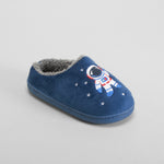 Zapatilla de casa diseño espacial azul OLYNE