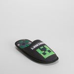 Zapatilla de casa cómoda verde MINECRAFT