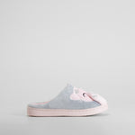 Zapatilla de casa diseño gatito gris OLYNE
