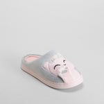 Zapatilla de casa diseño gatito gris OLYNE